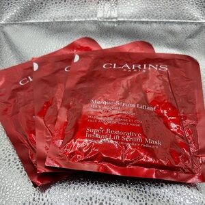 Clarins Red Super Restorative Instant Lift Serum Mask